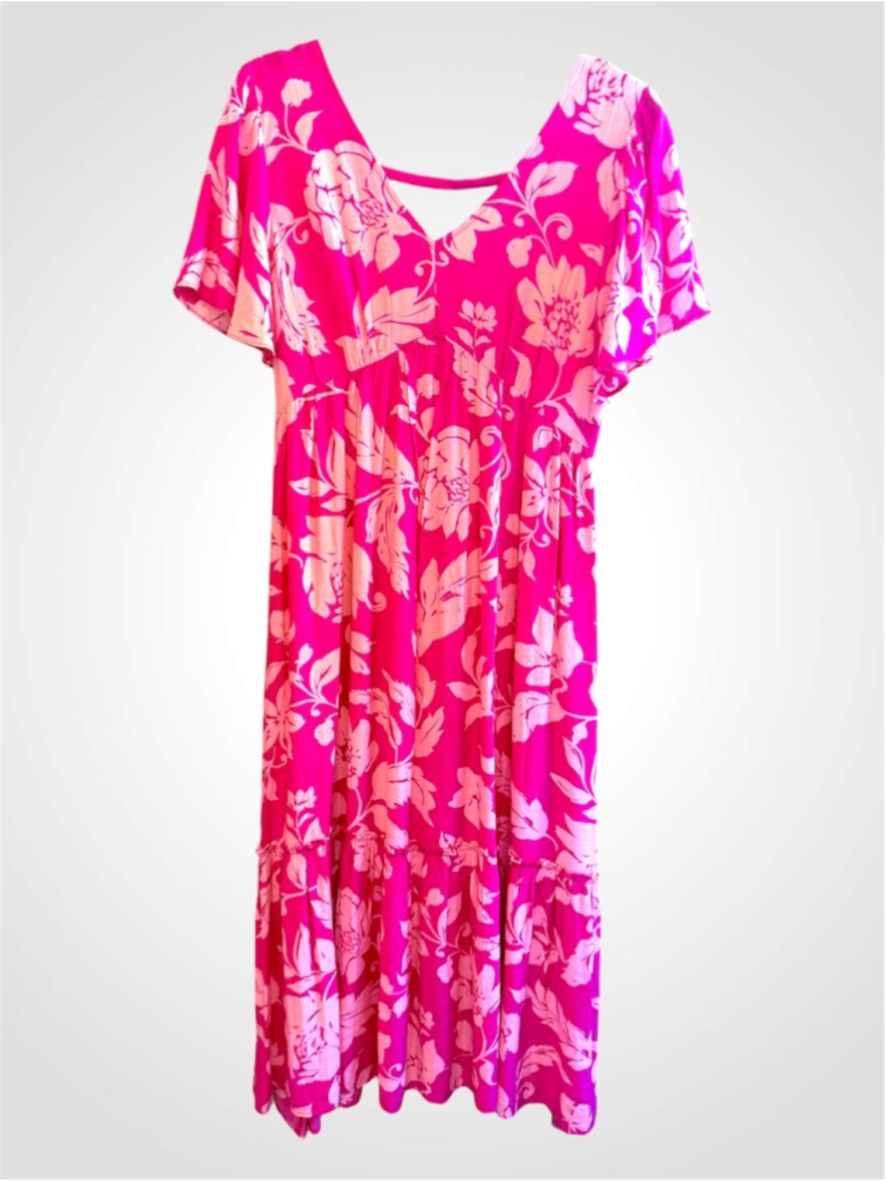 Easel Floral Midi Dress Size S